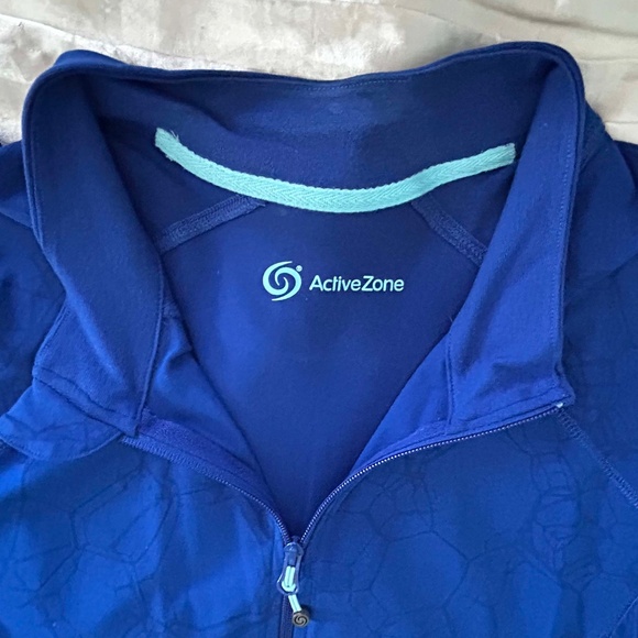 JACKET, SHORT SLEEVES, BLUE ECLIPSE, SIZE 5X, FRONT POCKETS, FRONT ZIPPER, STRET - Picture 8 of 13